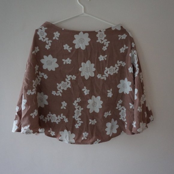 Love & Lemons Sweet Jane Wrap Skirt coffee - Picture 5 of 7